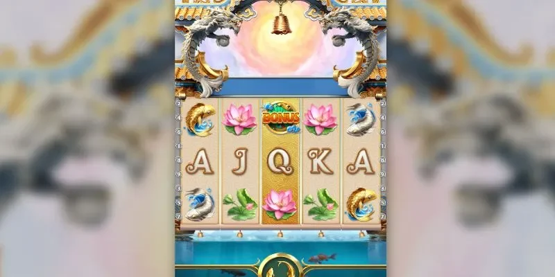 Bảng trả thưởng trong game Cá chép hóa rồng