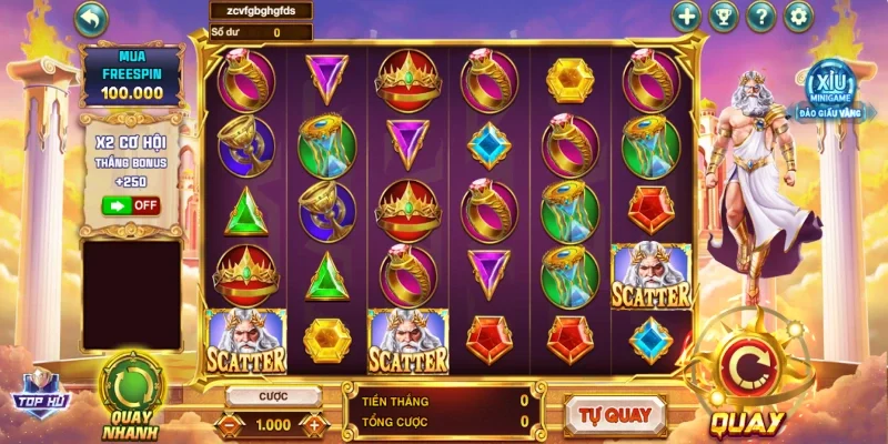 Olympus tại Nohu90 là một game mang đậm màu sắc thần thoại Hy Lạp
